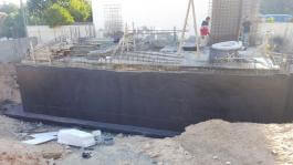 איטום קירות שמבצעת חברת "א. גואטה איטום ובידוד"